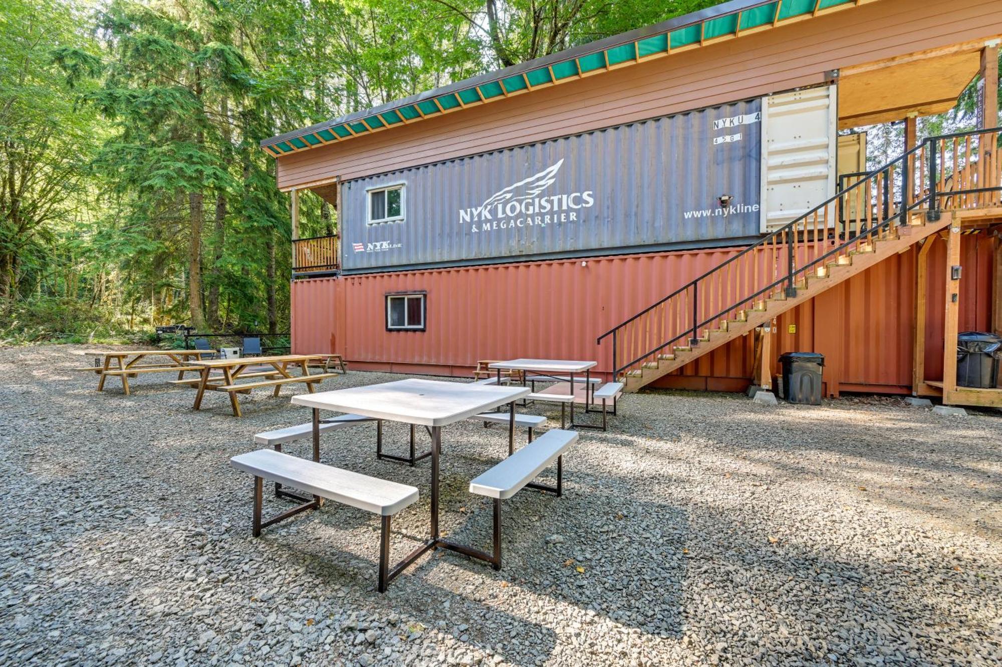 Unique Container Studio With Deck And Fire Pit! Buckley Exterior foto