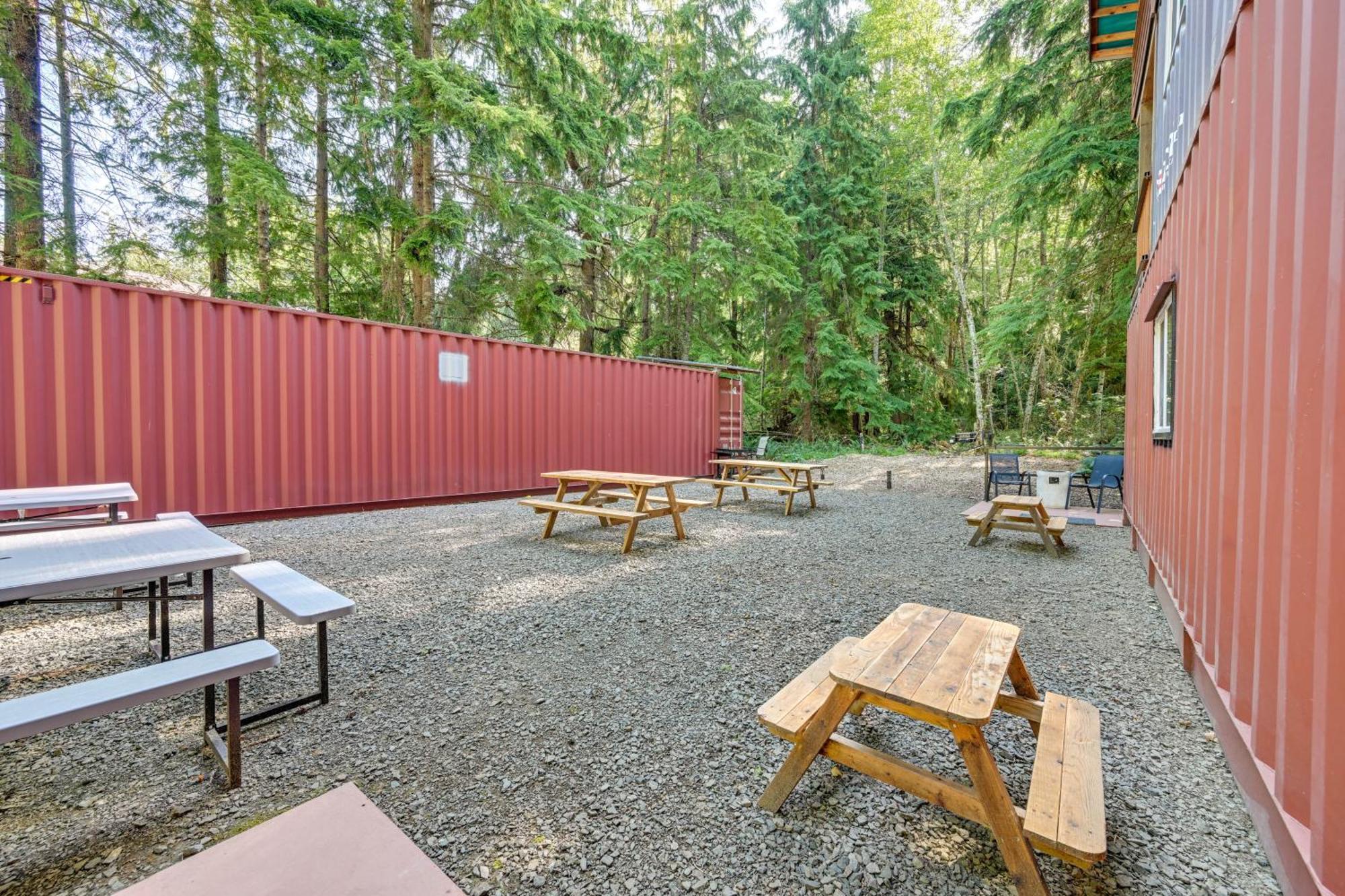 Unique Container Studio With Deck And Fire Pit! Buckley Exterior foto
